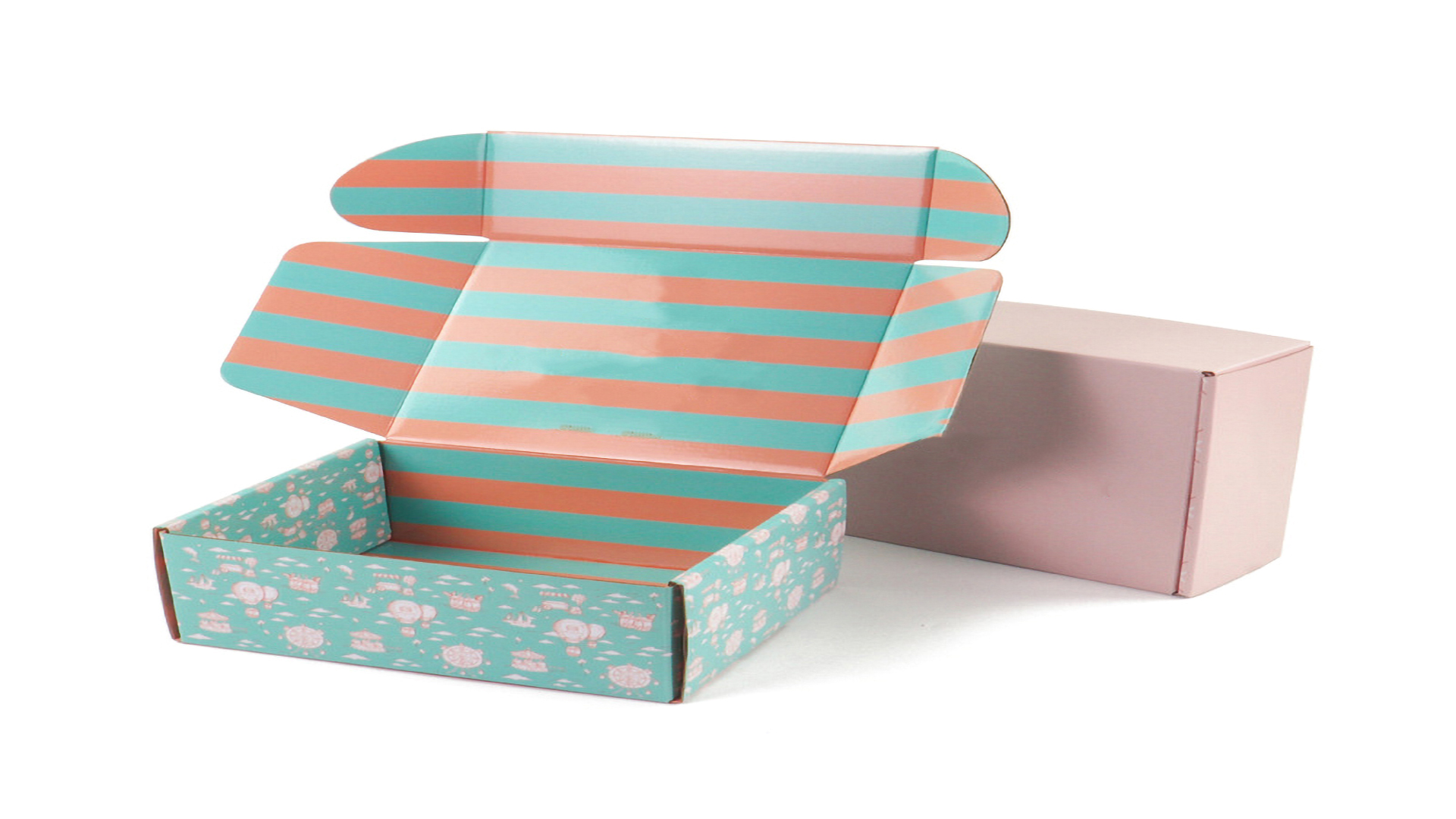 Custom corrugated mailer shipping box for e-commerce packaging
