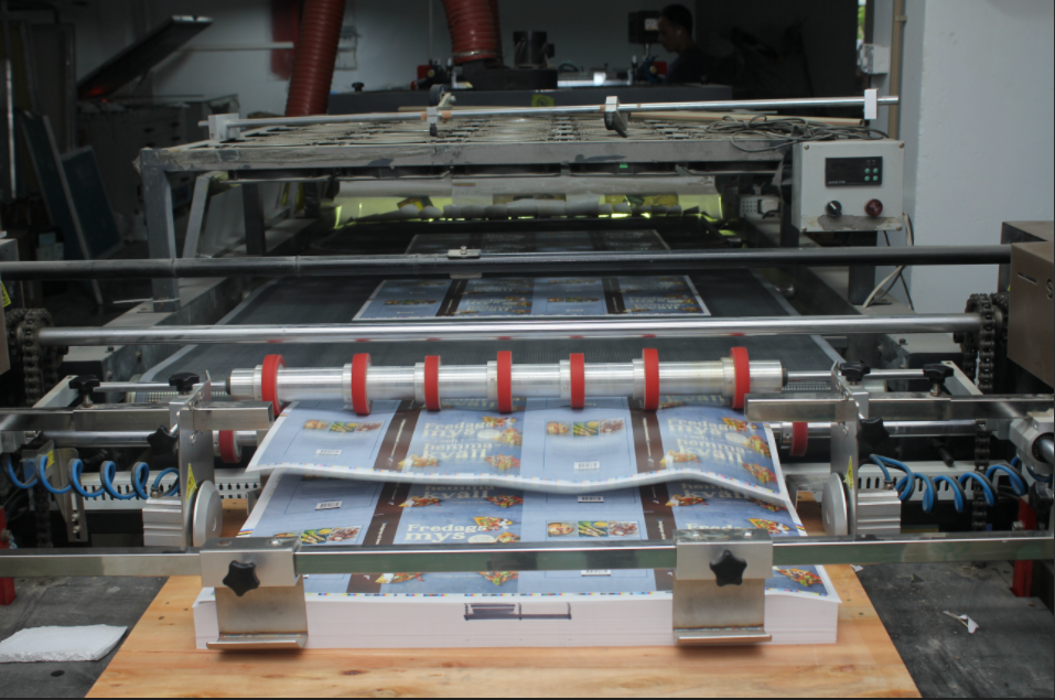 Offset printing machine used for custom packaging box production