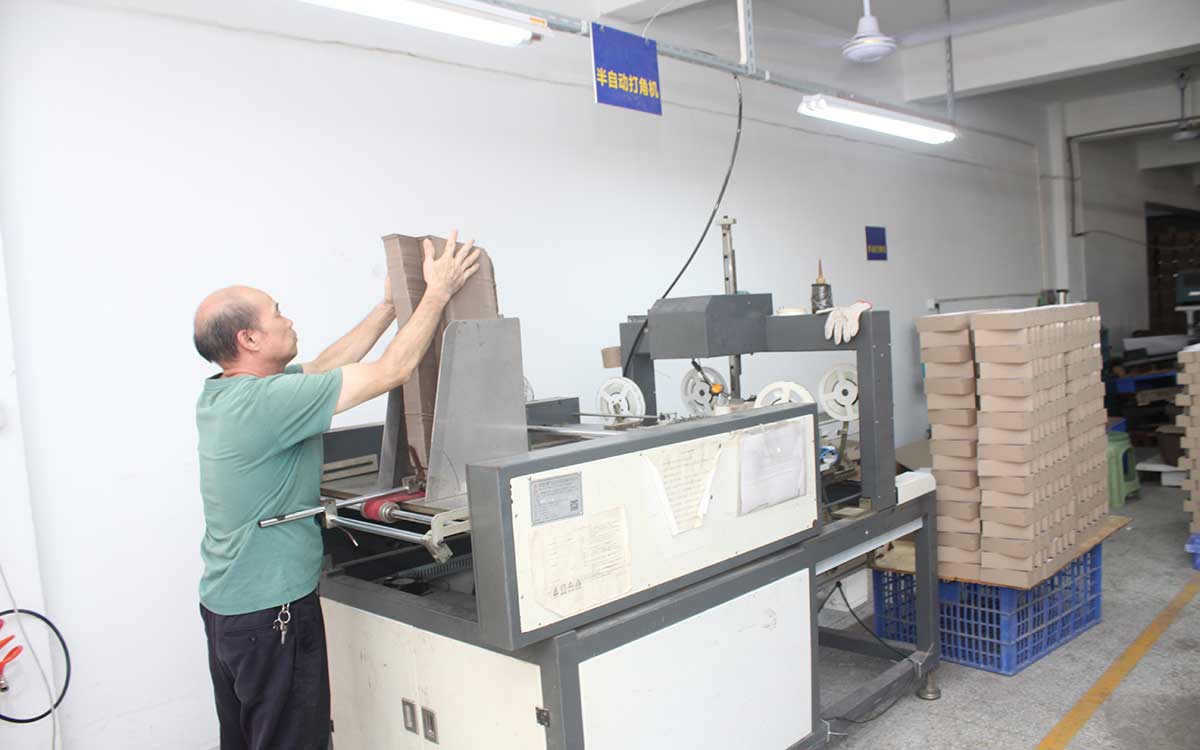 Inspection of paper materials before custom packaging production