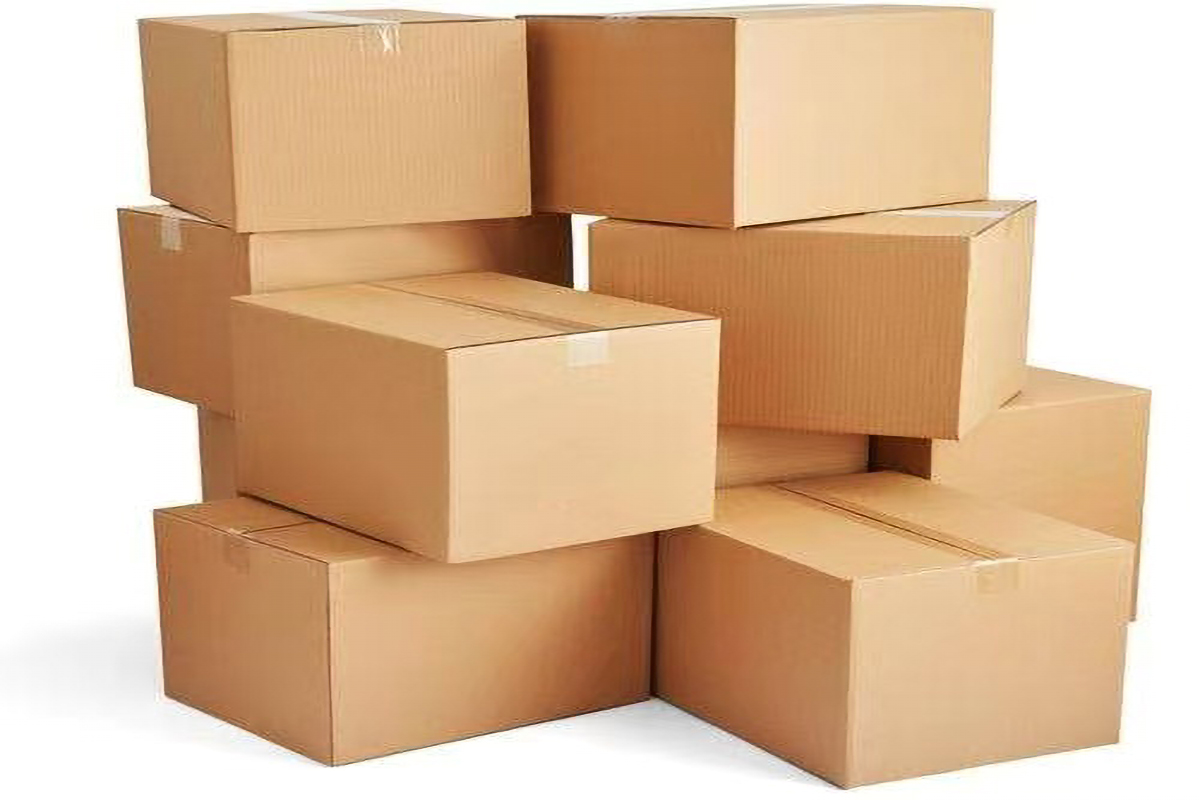 Products securely packed inside custom corrugated shipping boxes