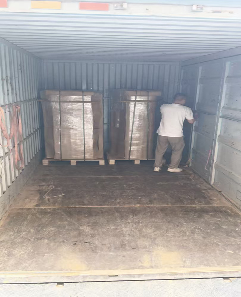 Custom paper packaging ready for international export shipment
